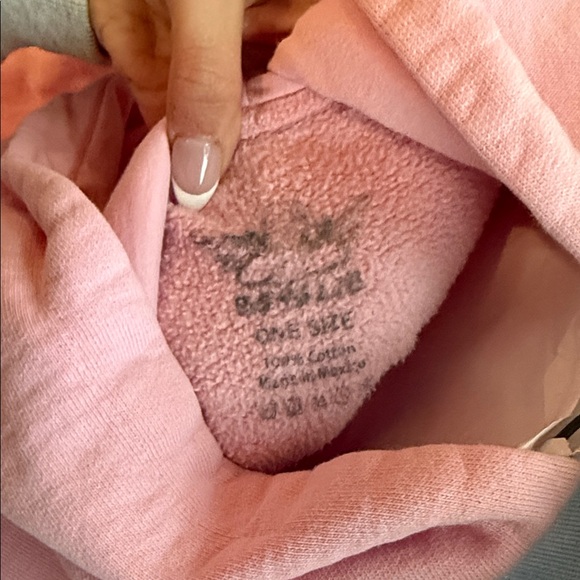 Boys Lie pink hoodie - Picture 3 of 4